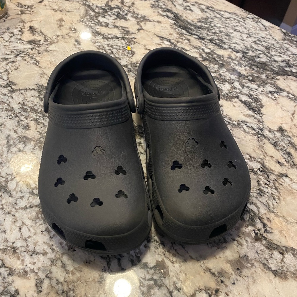 CROCS Mickey Disney Black Slip-On